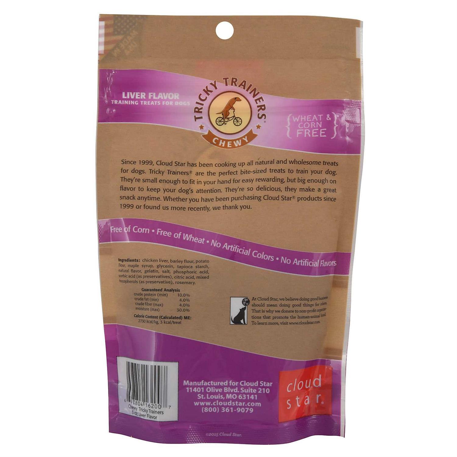 Cloud Star Chewy Tricky Trainers Dog Treats - Healthber