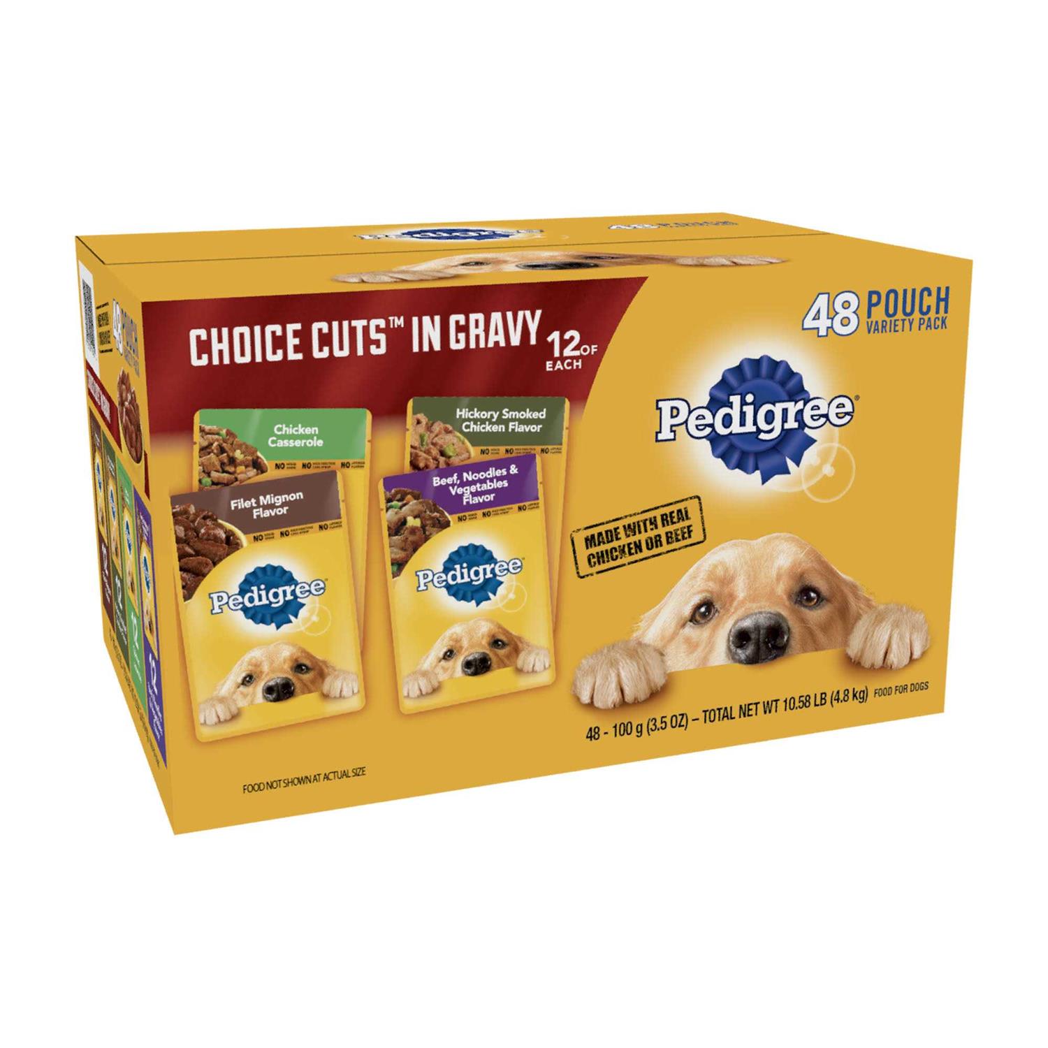 Pedigree Choice Cuts in Gravy Wet Dog Food Variety Pack - Healthber
