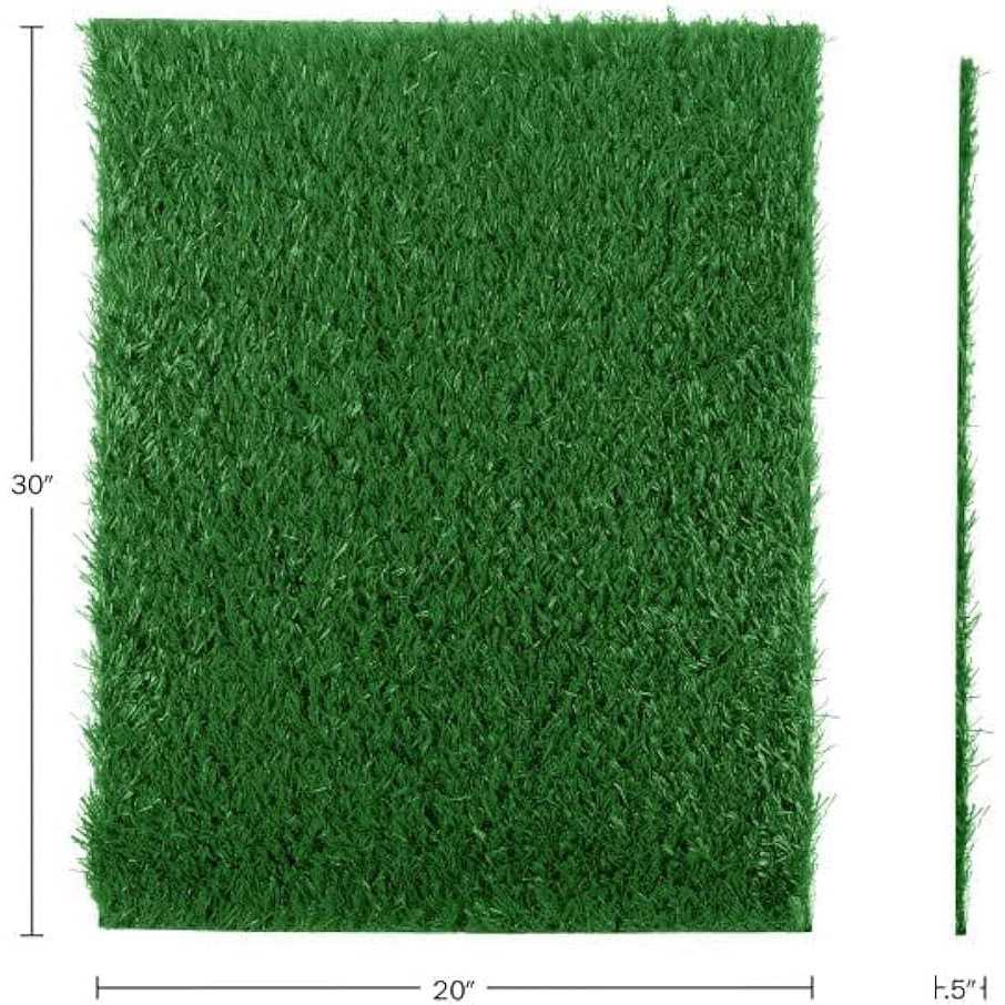 Petmaker Artificial Grass Puppy Dog Potty Pad with Tray - Healthber