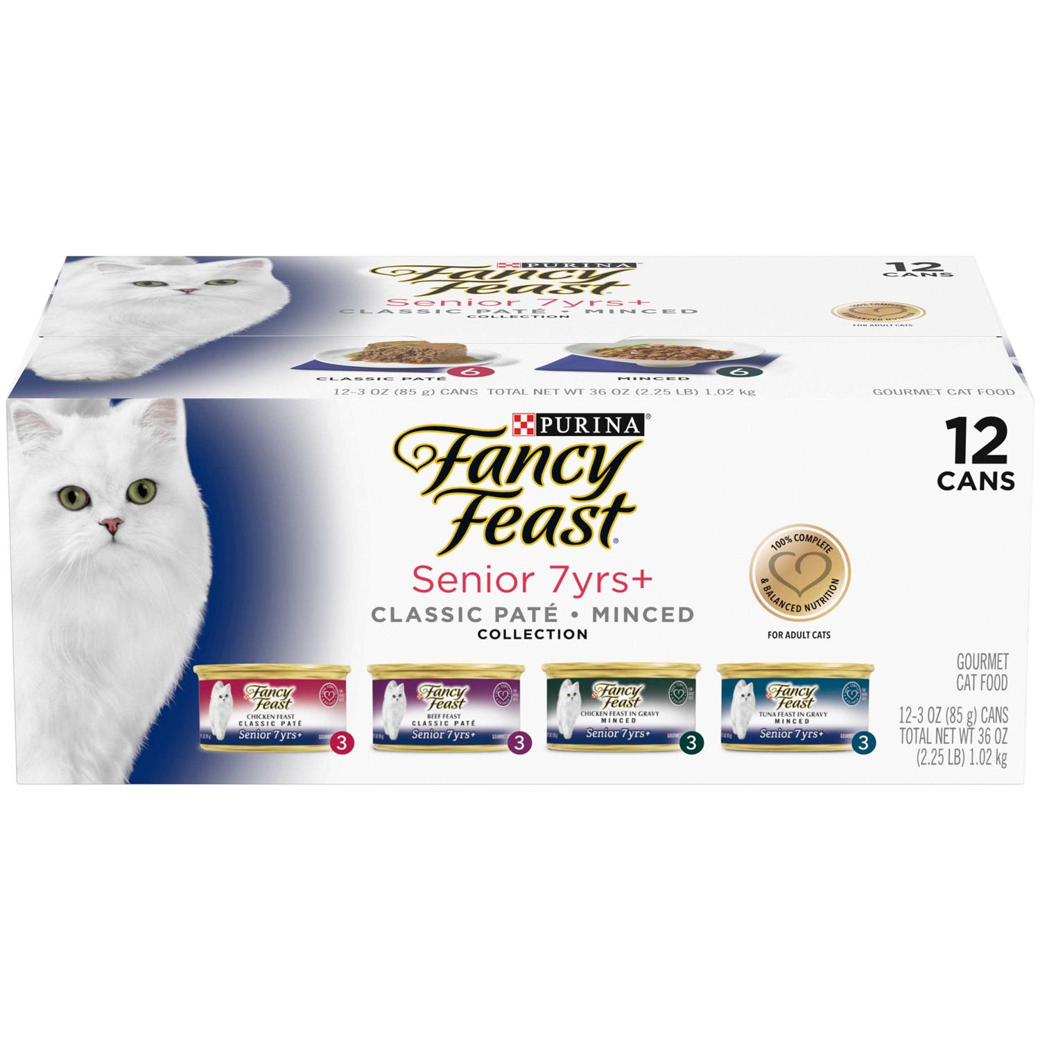 Purina Fancy Feast High Protein Senior Wet Cat Food Variety Pack - Healthber