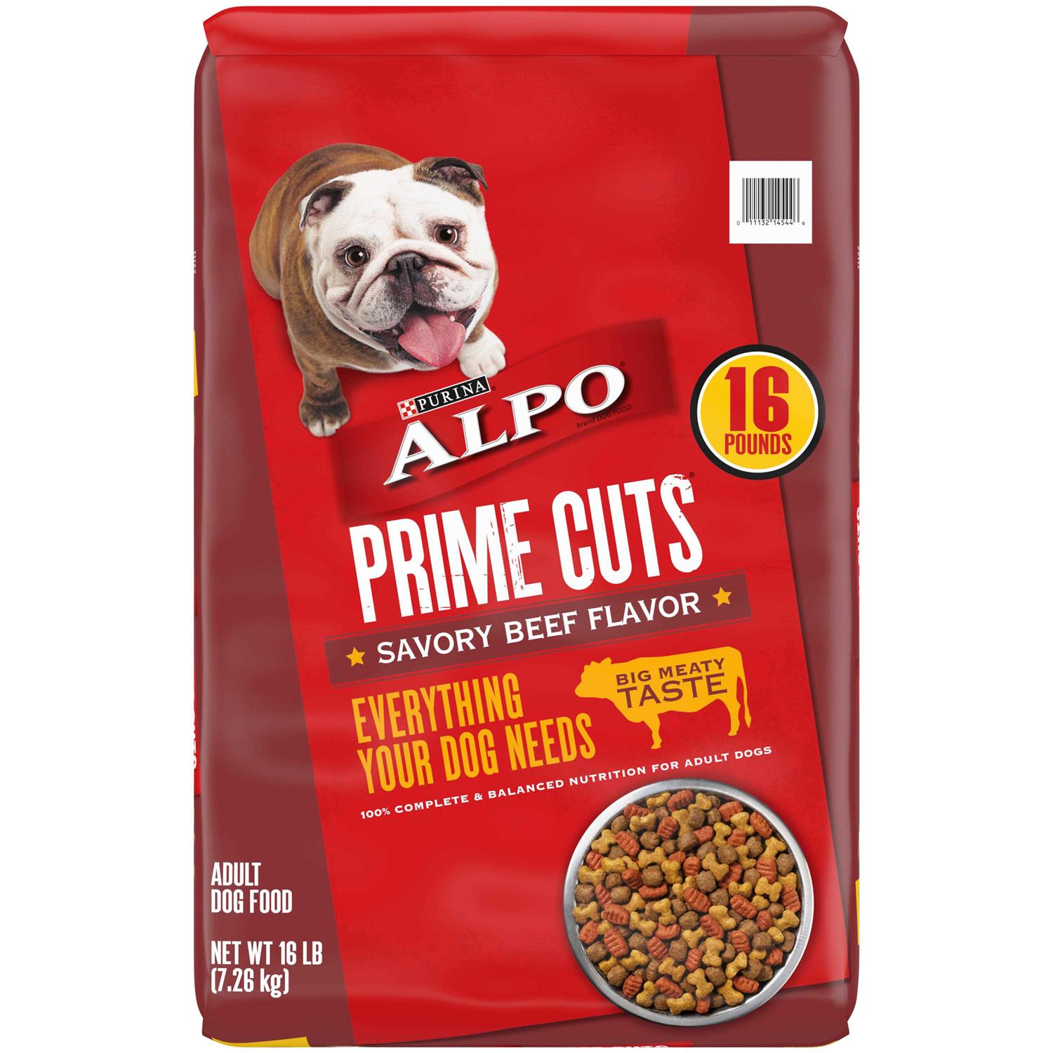 Purina Alpo Prime Cuts Savory Beef Dry Dog Food - Healthber