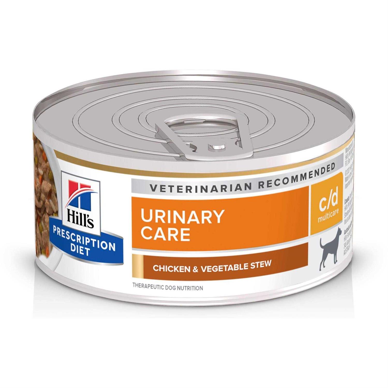 Hill’s Prescription Diet c/d Multicare Urinary Care Chicken & Vegetable Stew Canned Dog Food - Healthber