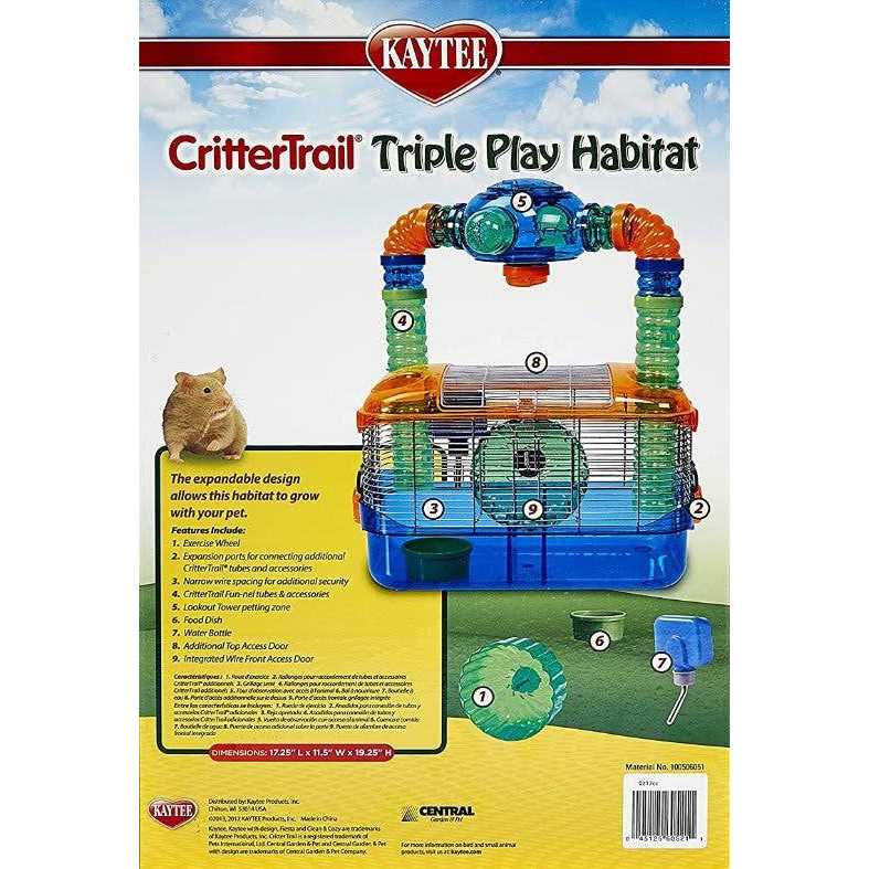 Kaytee Critter Trail Triple Play Habitat - Healthber