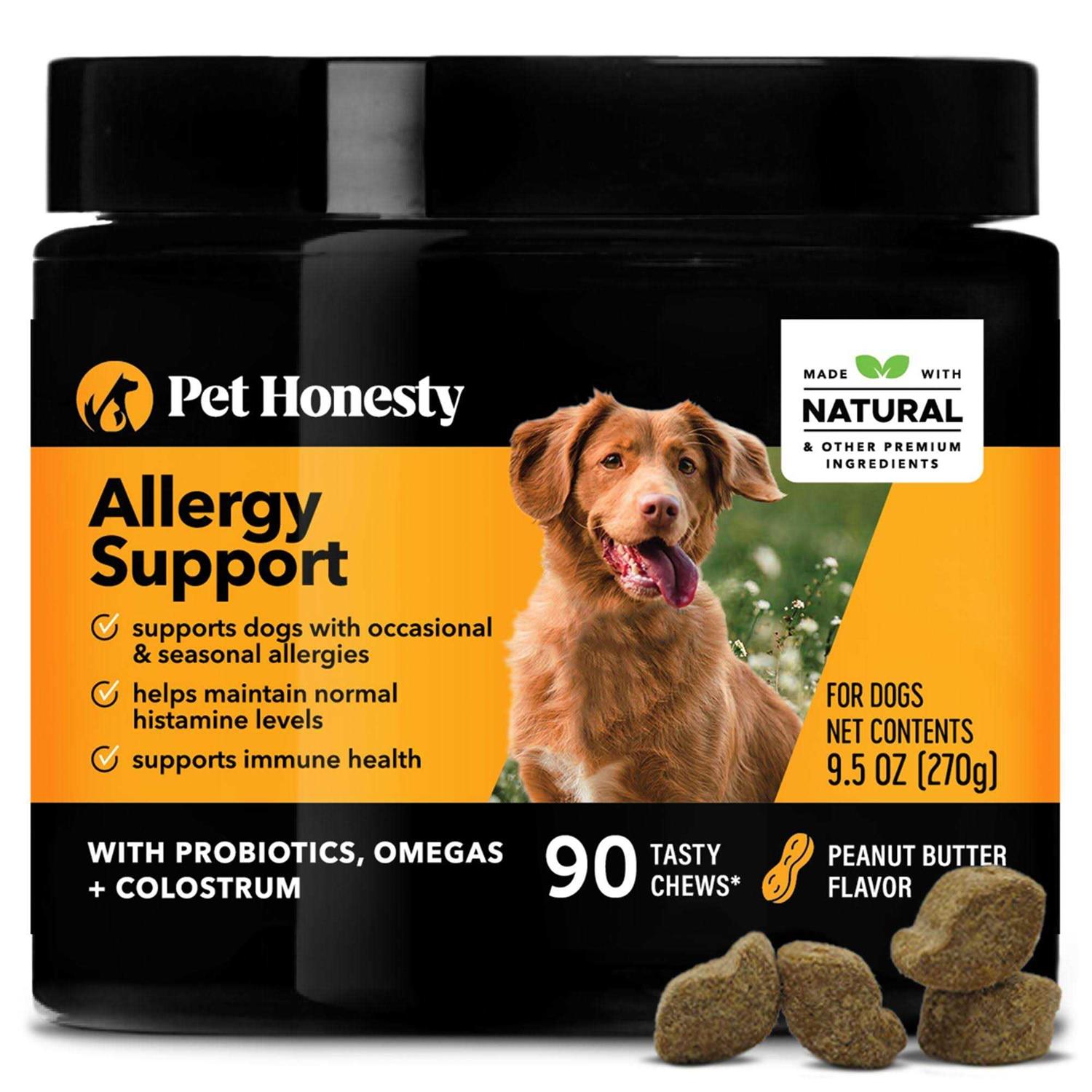 Pet Honesty Allergy Support Dog Soft Chews - Healthber
