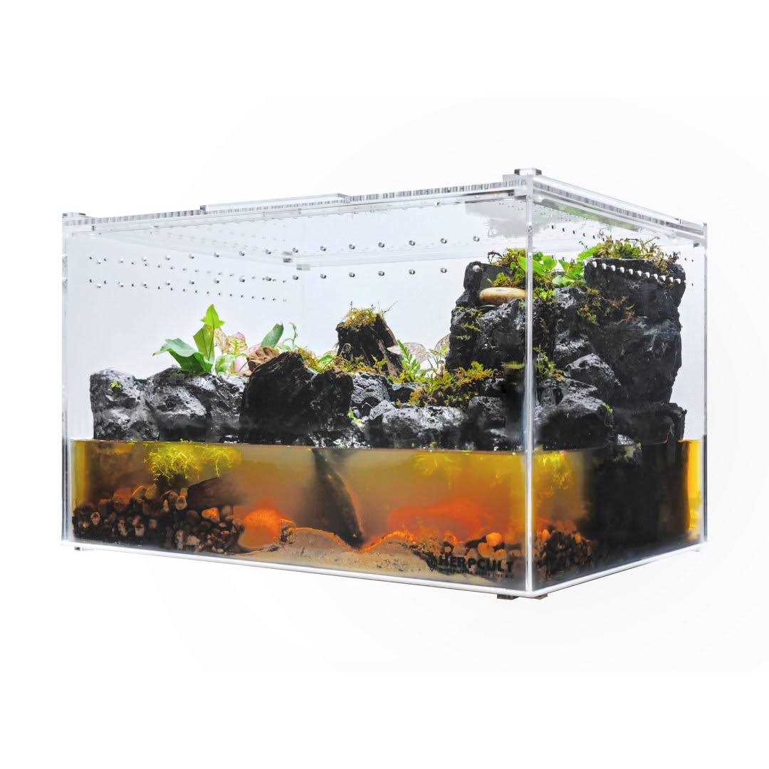 HerpCult Acrylic Clear-Top Reptile Habitat - Healthber