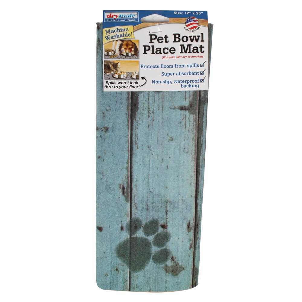 Drymate Pet Bowl Placemat Dog & Cat Food Feeding Mat - Healthber