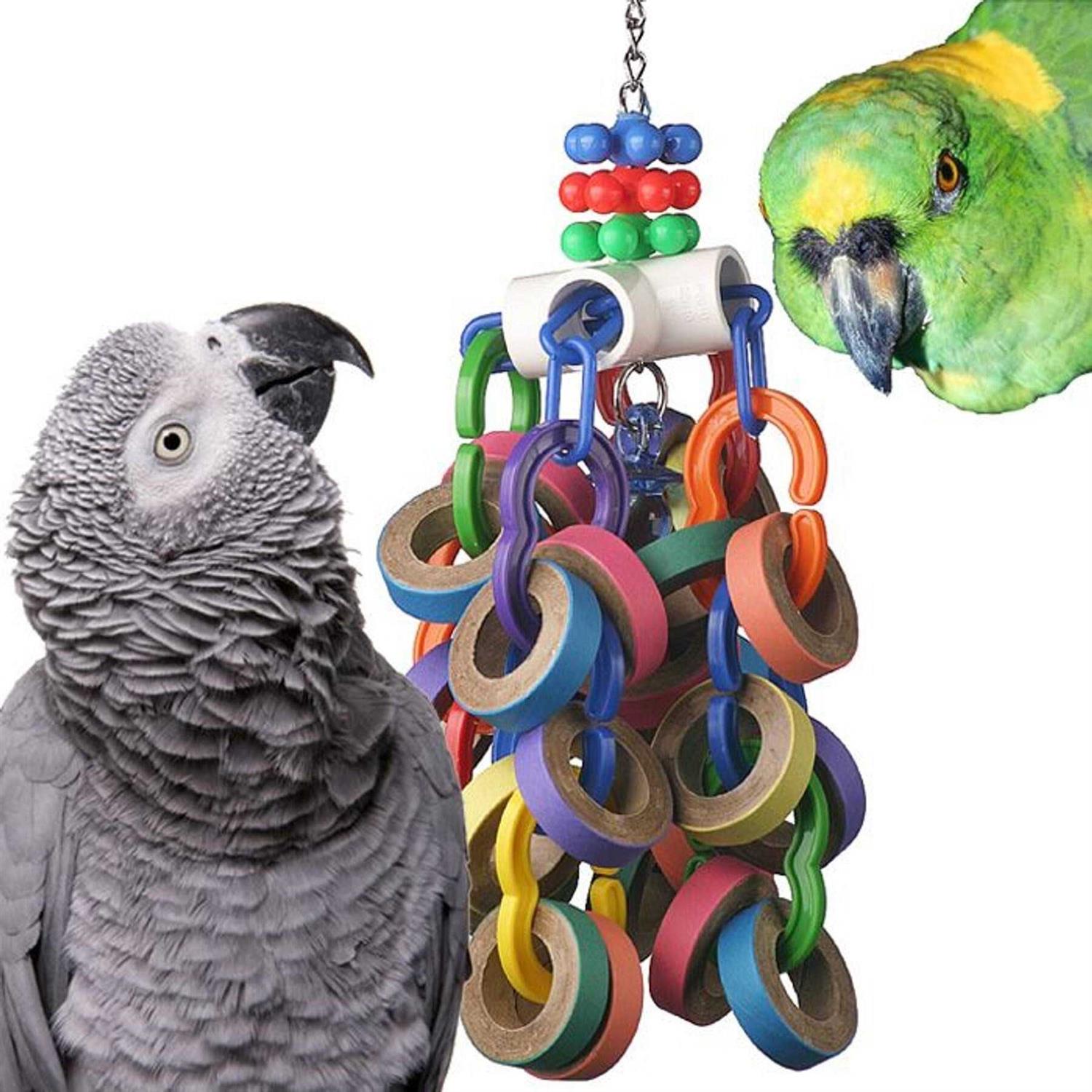 Super Bird Creations SB1107 Bagel Cascade Bird Toy - Healthber