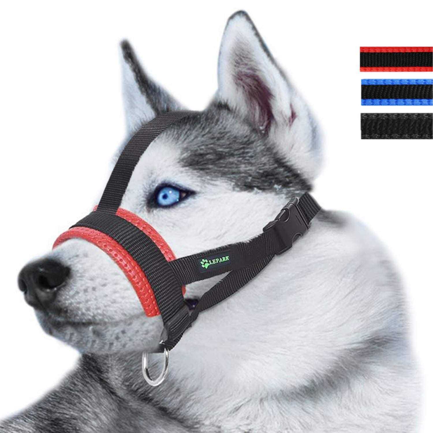 Lepark Dog Muzzle for Small,Medium,Large Dogs Prevent from Biting,Barking and Chewing - Healthber