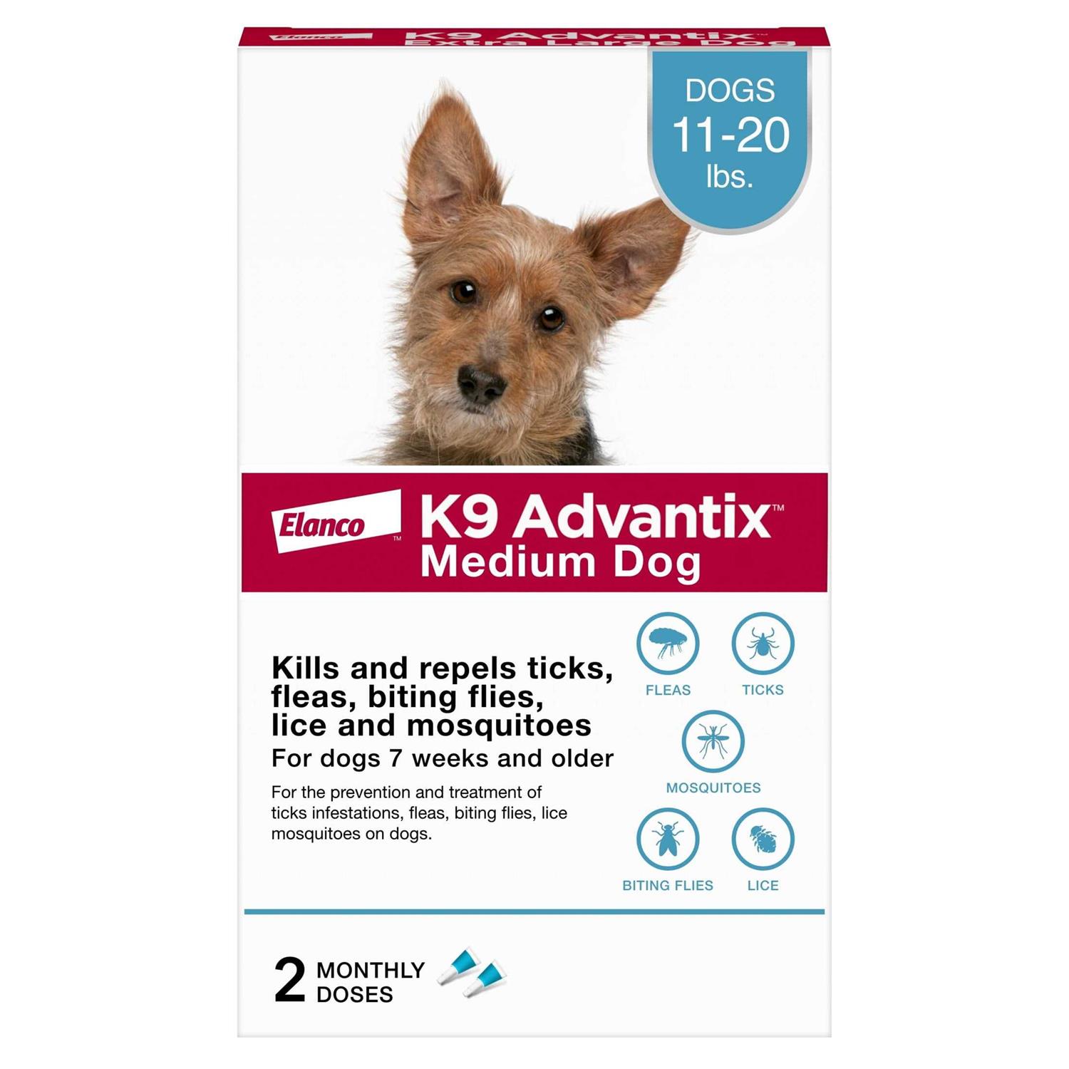 K9 Advantix Flea Tick & Mosquito Prevention for Medium Dogs - Healthber