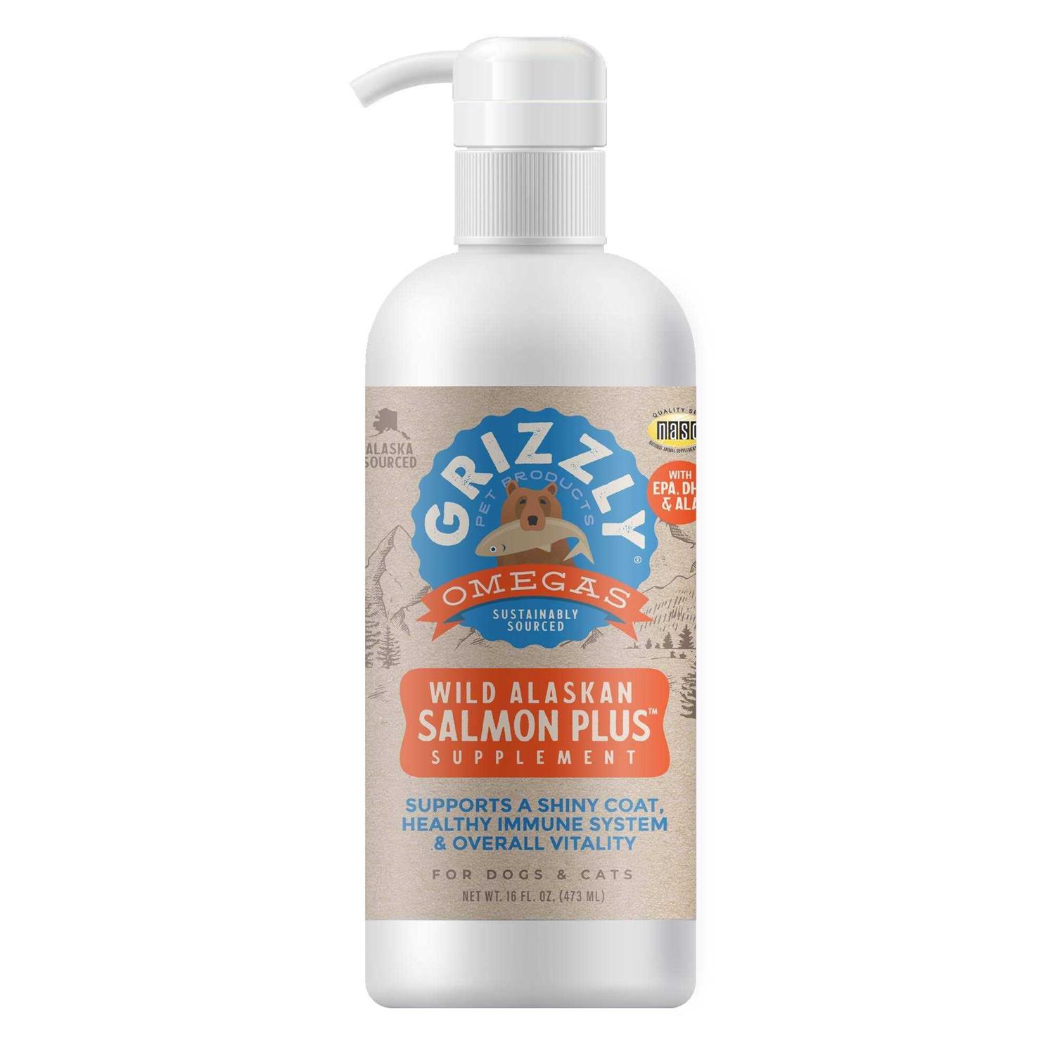 Grizzly Salmon Oil Dog Supplement - Healthber