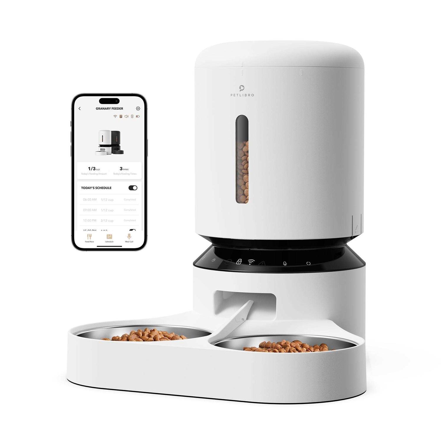 PETLIBRO Granary WIFI 2.4g & 5G Automatic Two Cat & Dog Feeder - Healthber