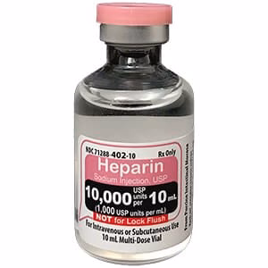 Rx Heparin Injection for Dogs, Cats, & Horses - Healthber