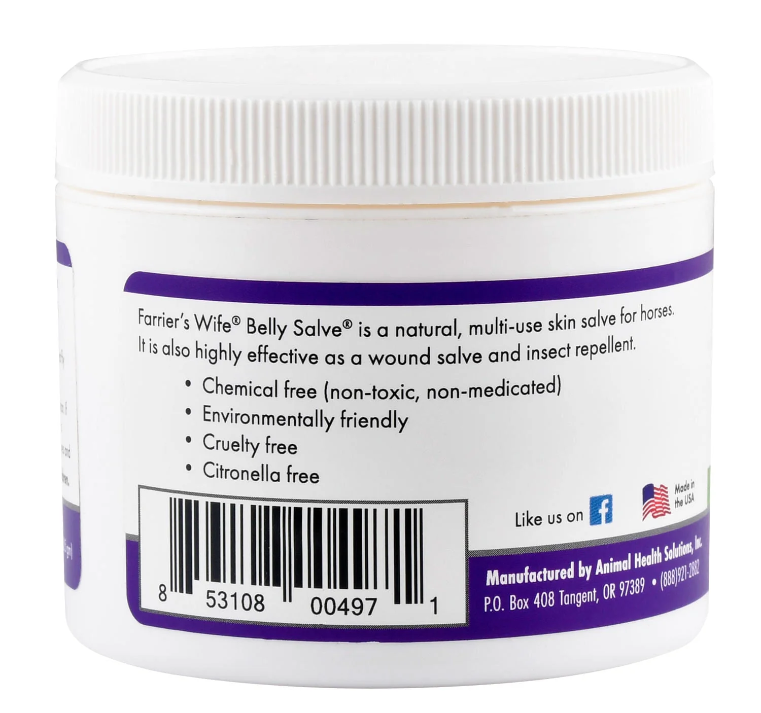Farrier's Wife Belly Salve - Healthber