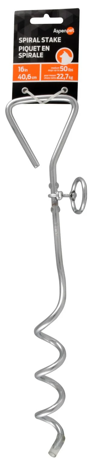 Spiral Tie-Out Stake - Healthber
