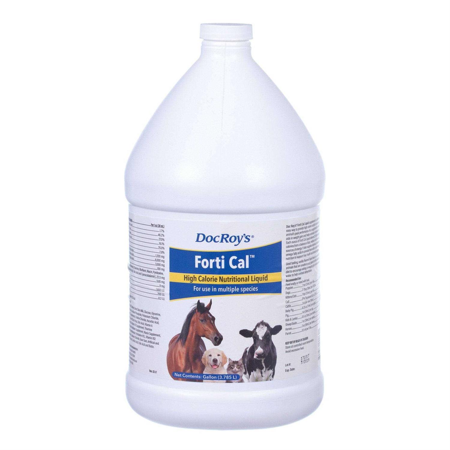 Revival Animal Health Doc Roy’s Forti Cal High Calorie Nutritional Energy Liquid Supplement - Healthber