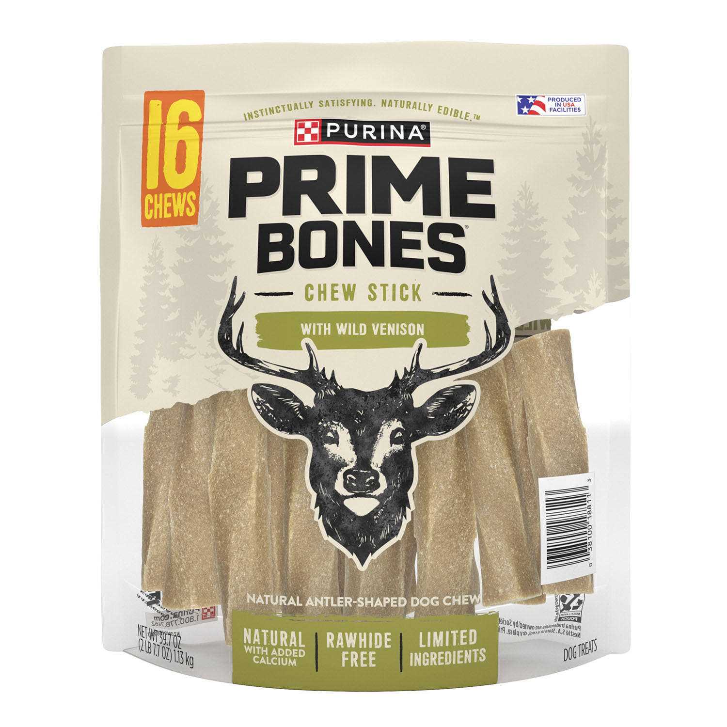 Prime Bones Purina Wild Venison Dog Chew - Healthber