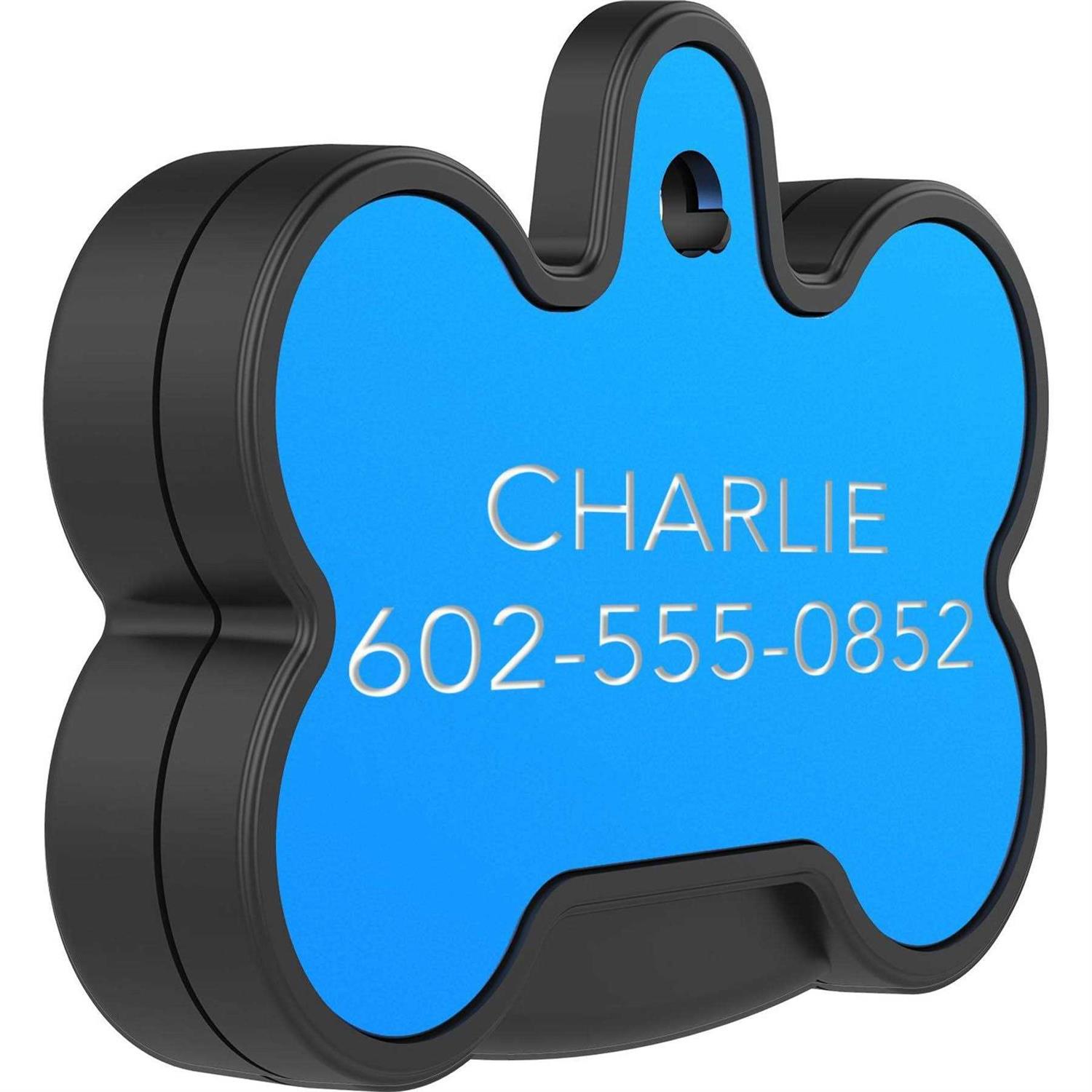YIP Smart Tag Dog Bone Personalized ID and Tracker - Healthber