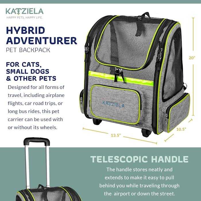 Katziela Hybrid Adventurer Pet Carrier - Healthber