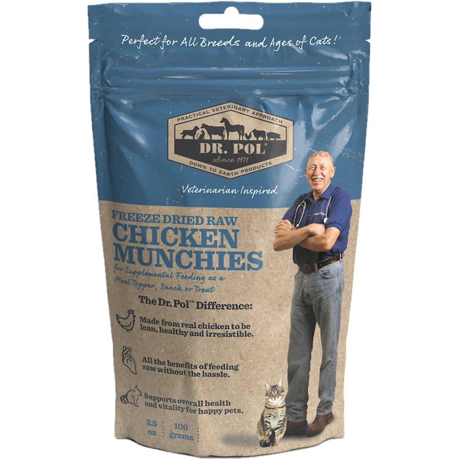 Dr. Pol Freeze Dried Munchies Cat Treat and Meal Topper - Healthber