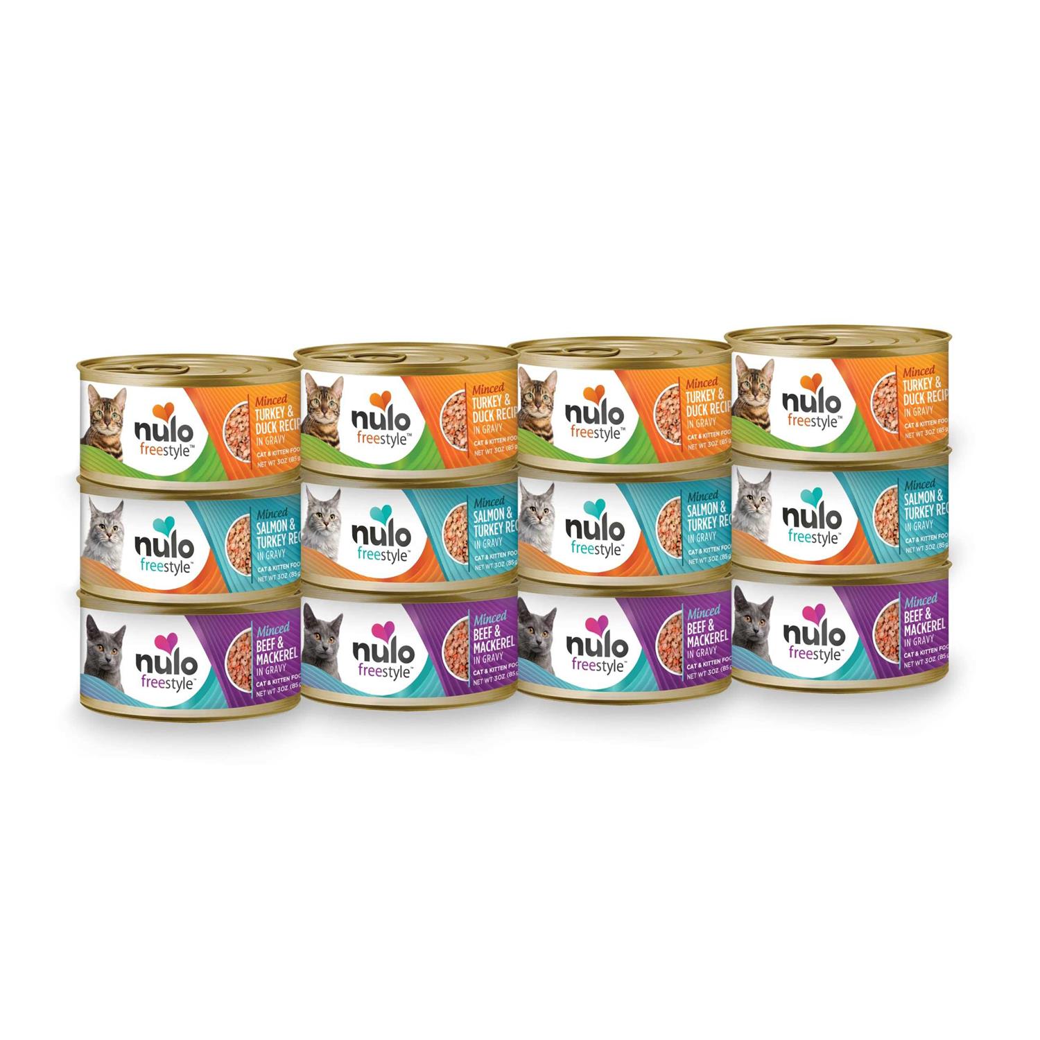 Nulo Freestyle Shredded Turkey & Halibut Canned Cat Food - Healthber