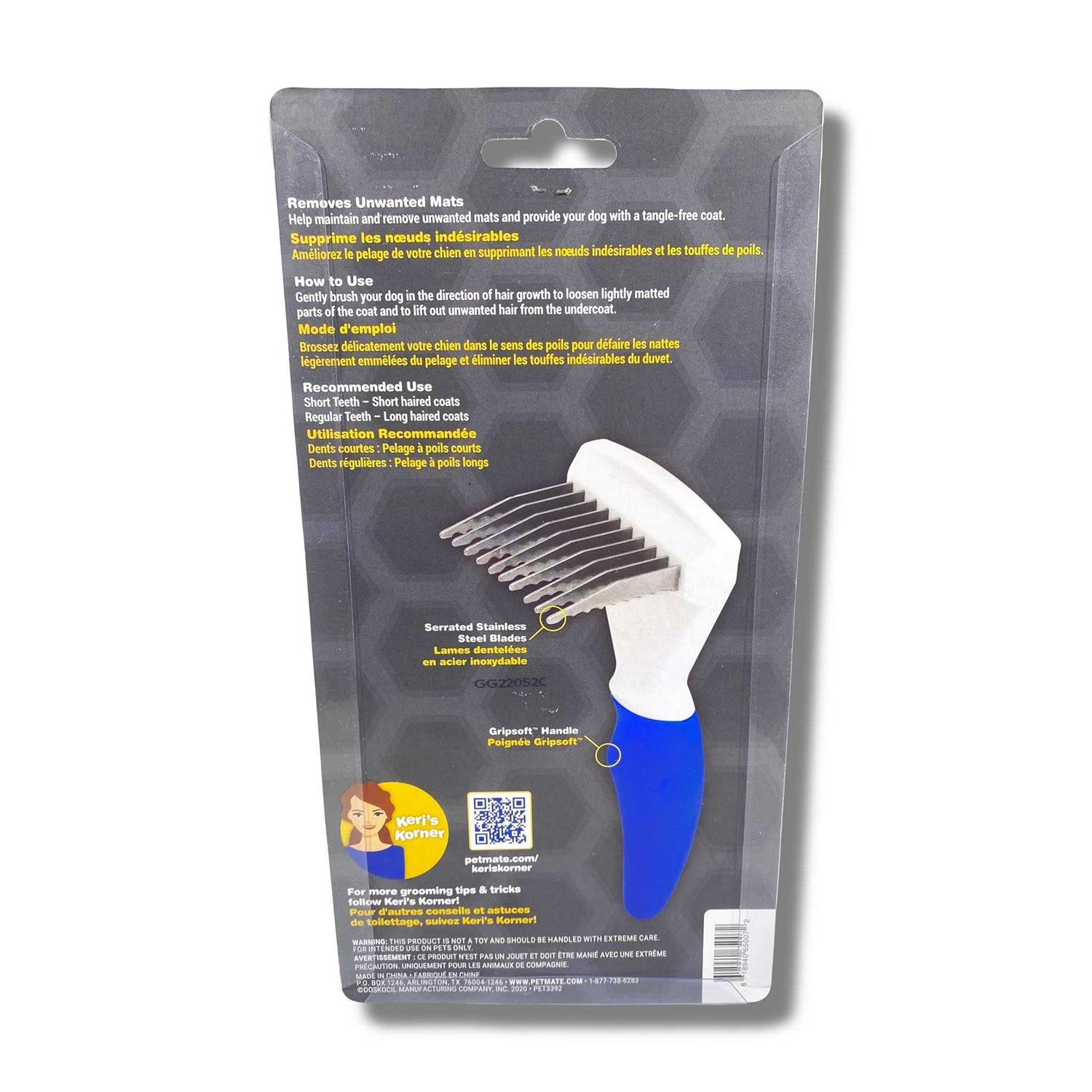 JW Gripsoft Dematting Rake - Healthber