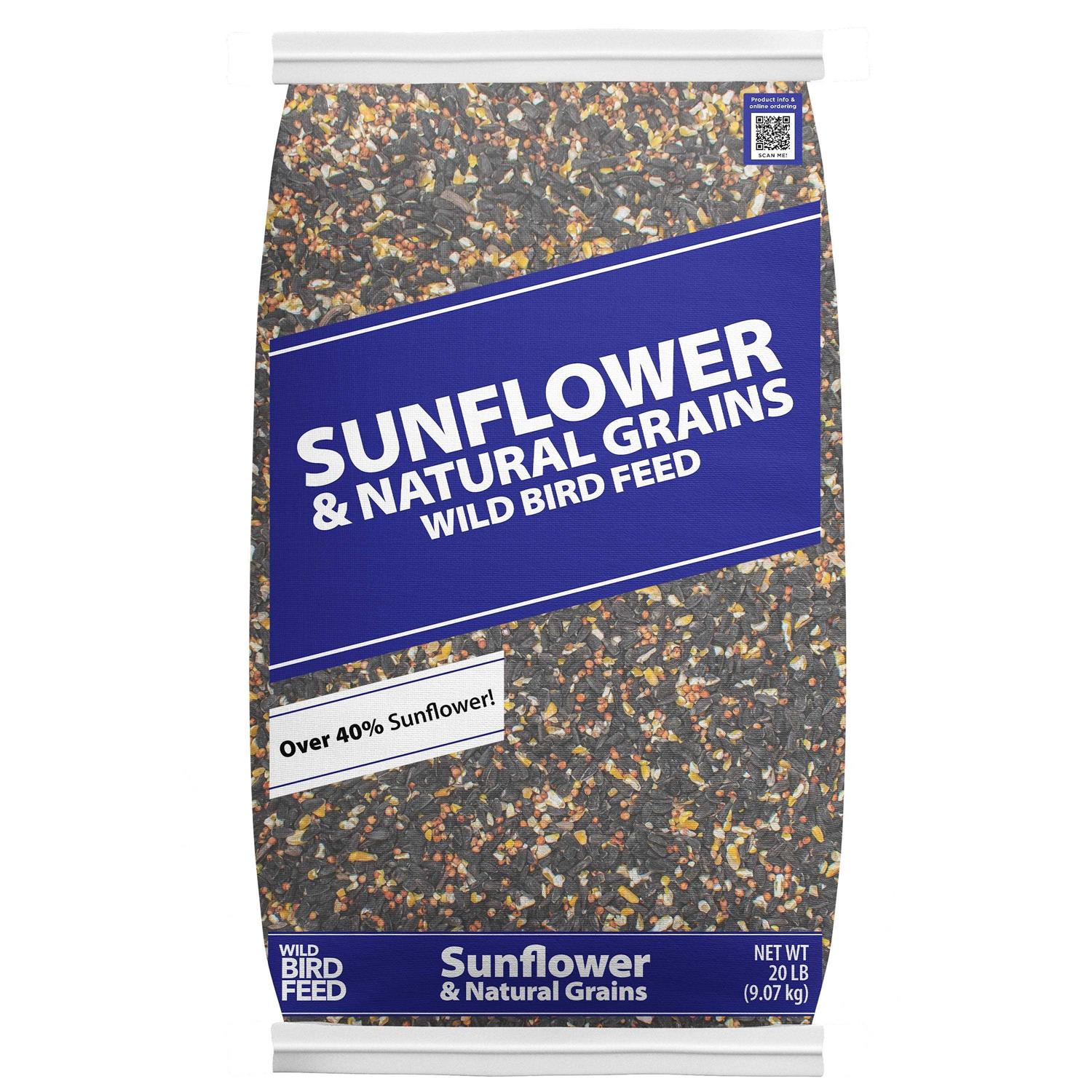 Global Harvest Foods Sunflower & Grains Wild Bird Feed - Healthber