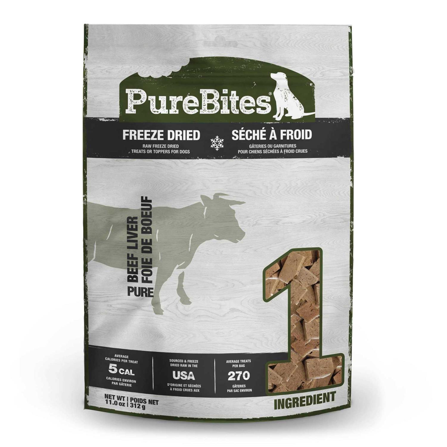 PureBites Freeze Dried Beef Liver Dog Treats - Healthber