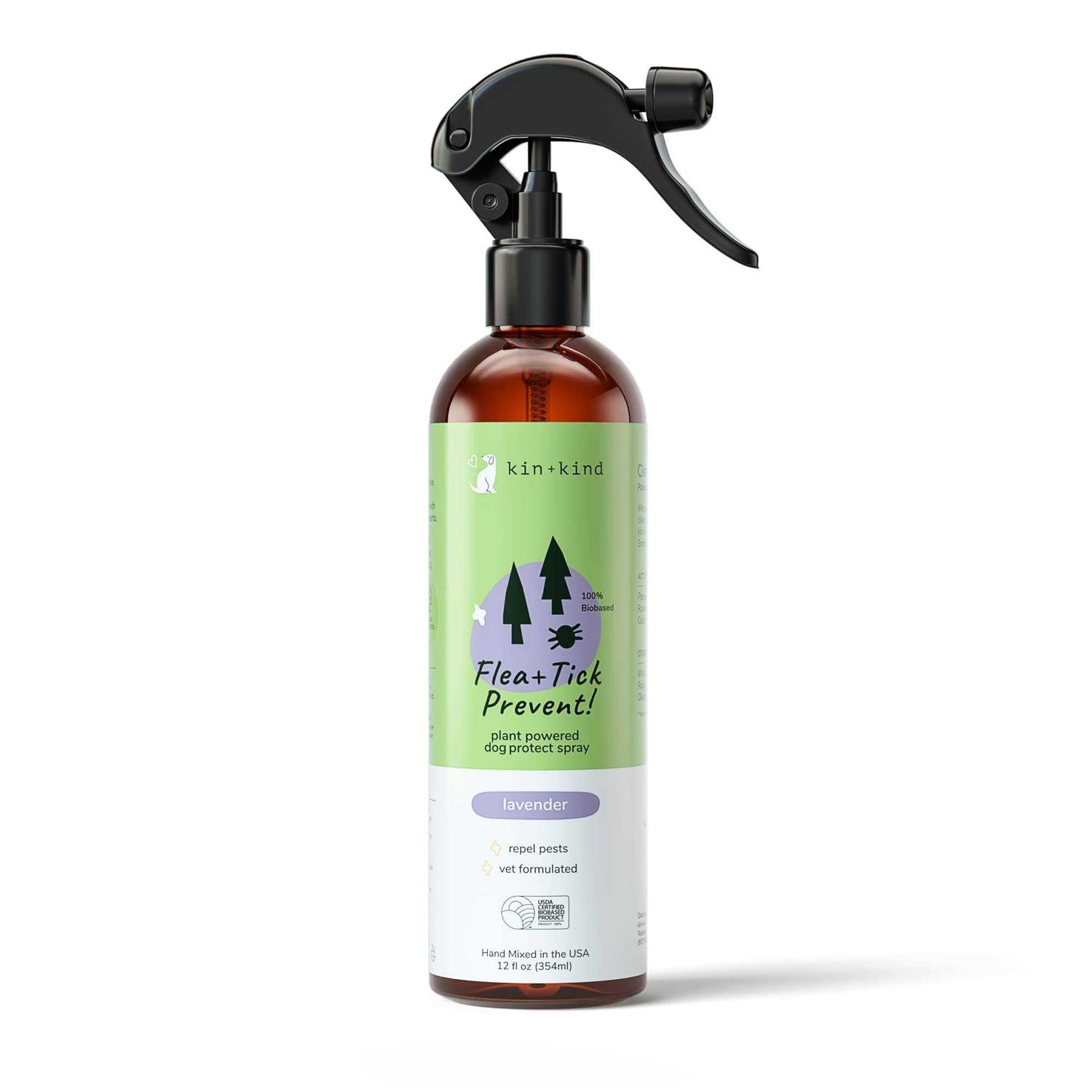 kin+kind Lavender Flea & Tick Spray - Healthber