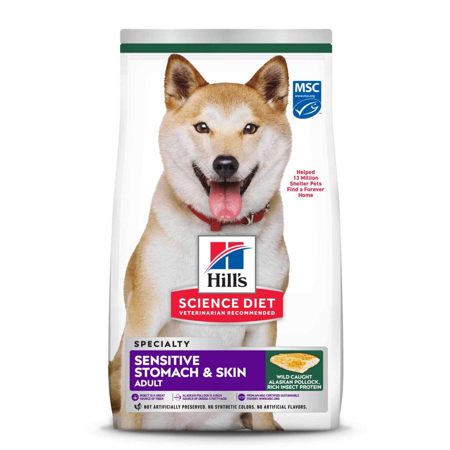 Hill’s Science Diet Adult Sensitive Stomach & Skin Pollock Meal - Healthber