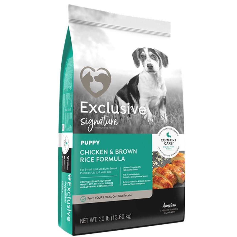 Exclusive Signature Chicken & Brown Rice Puppy Food - Healthber