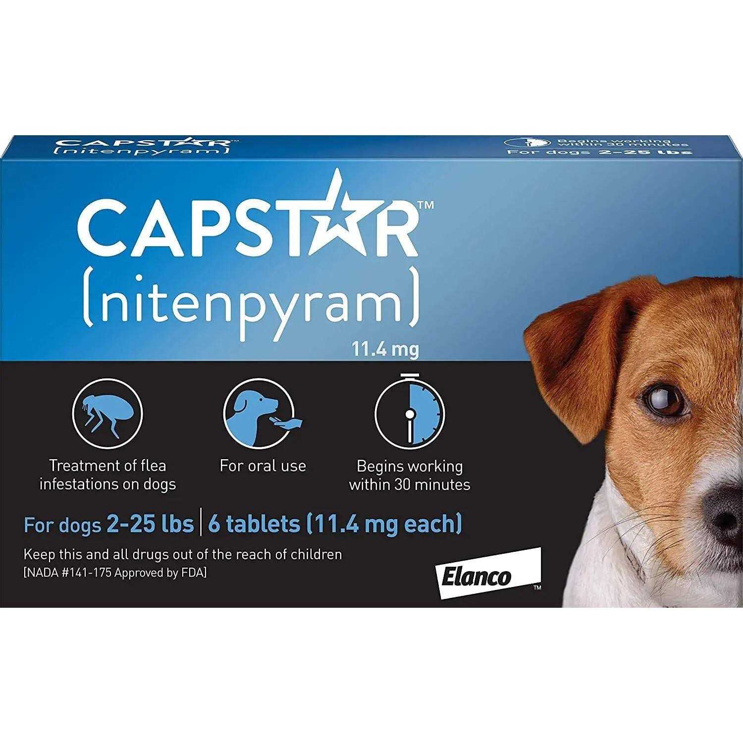 Capstar Flea Treatment for Dogs 2-25 lb - Healthber