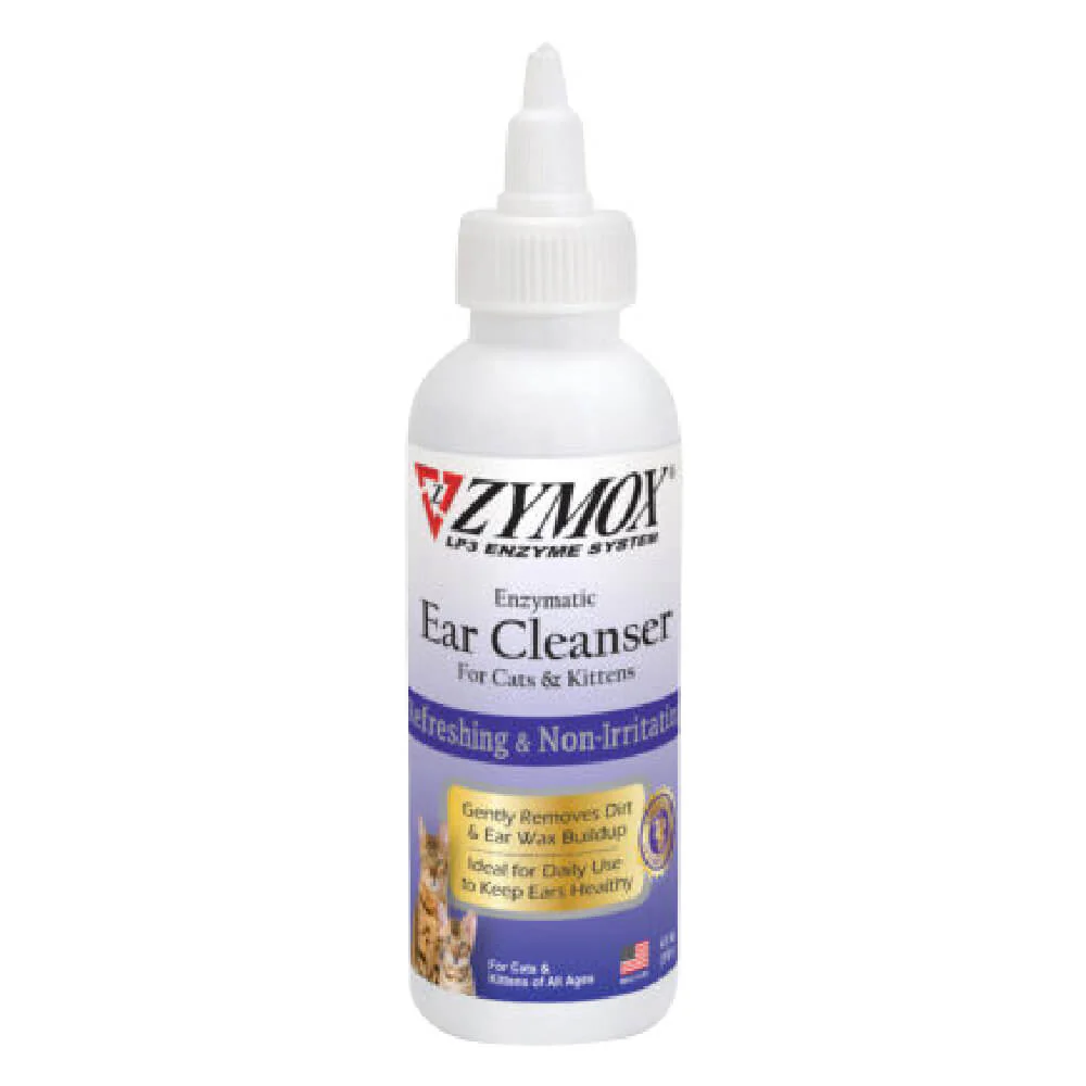 Zymox Cat/Kitten Ear Cleanser, 4 oz - Healthber