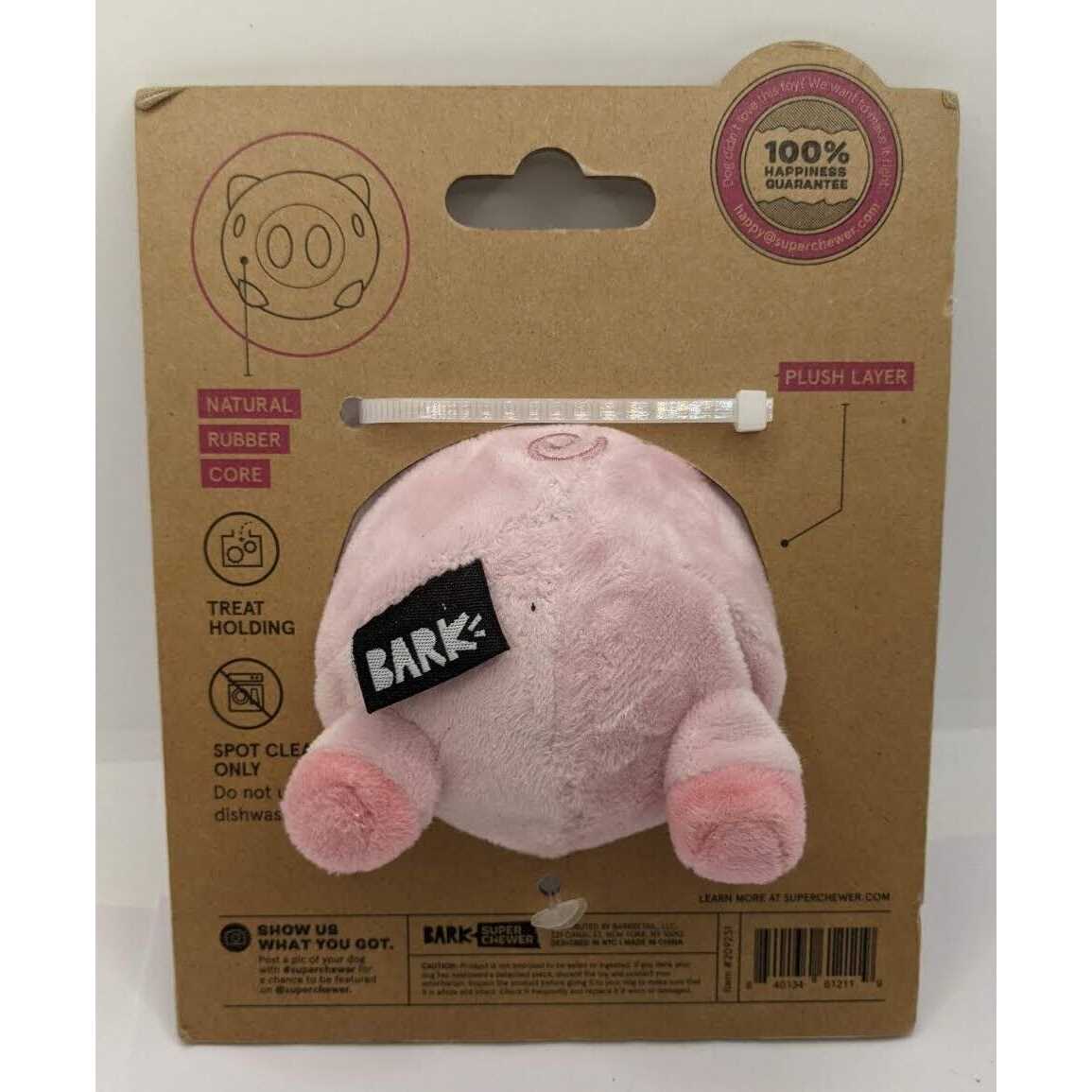 Bark Super Chewer Pig Dog Toy - Healthber