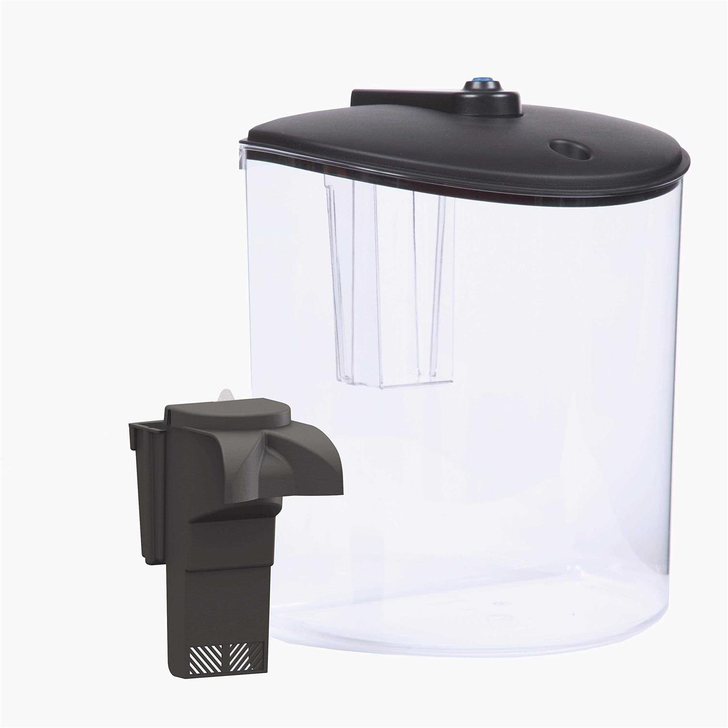 Koller Products AquaView 1.5-Gallon Fish Tank with LED Lighting and Power Filter - Healthber