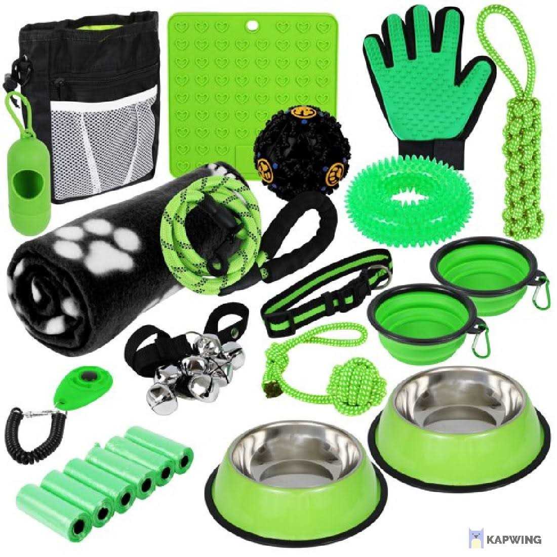 Setonware Puppy Starter Kit Dog Toys Dog Bed Blankets Puppy Dog Grooming Tool - Healthber