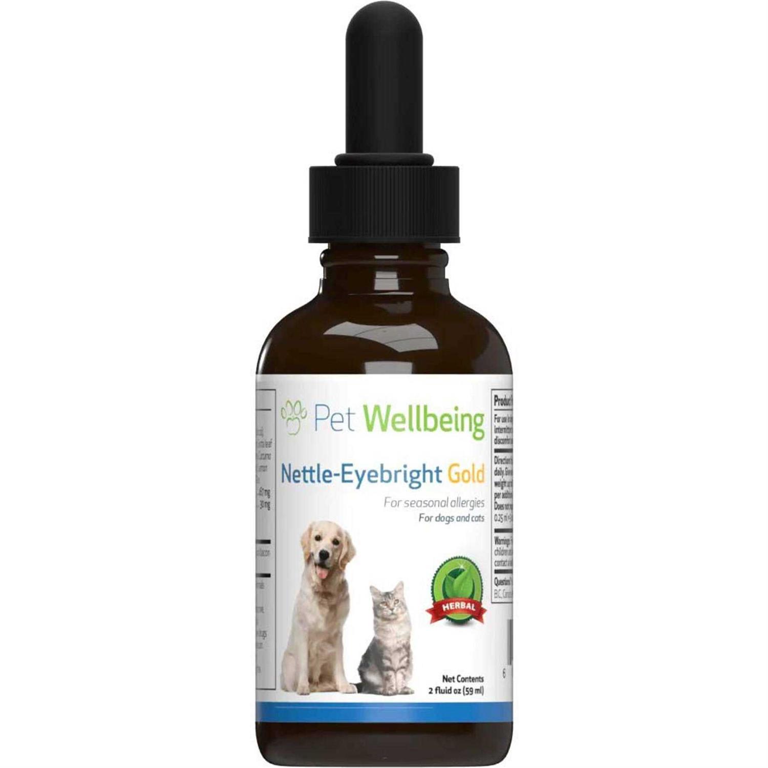 Pet Wellbeing Nettle Eyebright Gold for Dogs - Healthber
