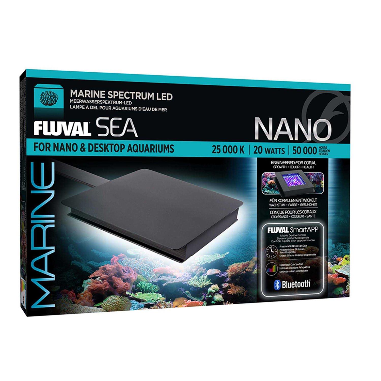 Fluval Sea Marine Bluetooth LED Nano Aquarium Light - Healthber