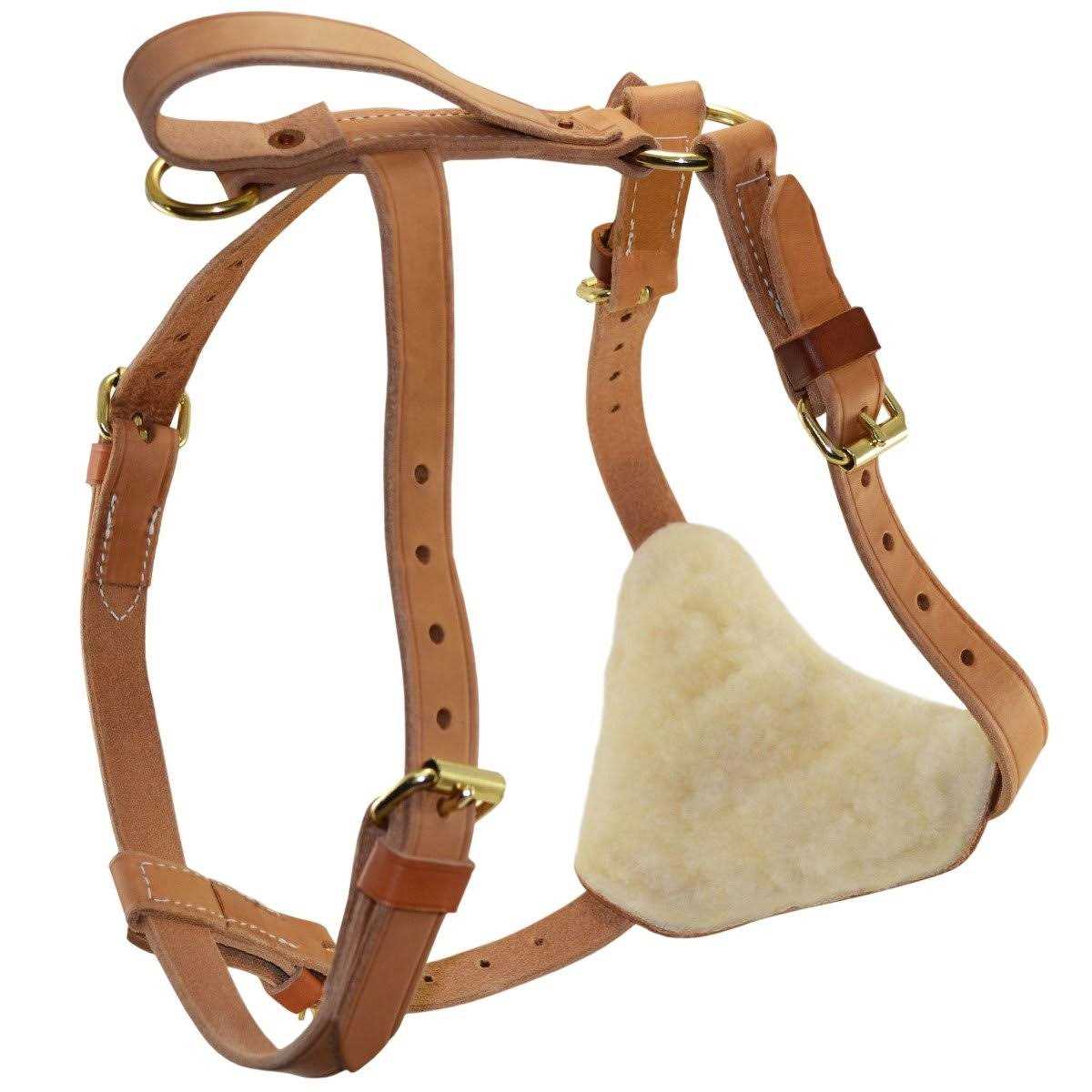 Signature k-9 Leather Tracking Harness - Healthber