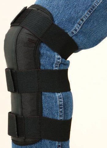 Barrel Racing Shin Guards, Black - Healthber