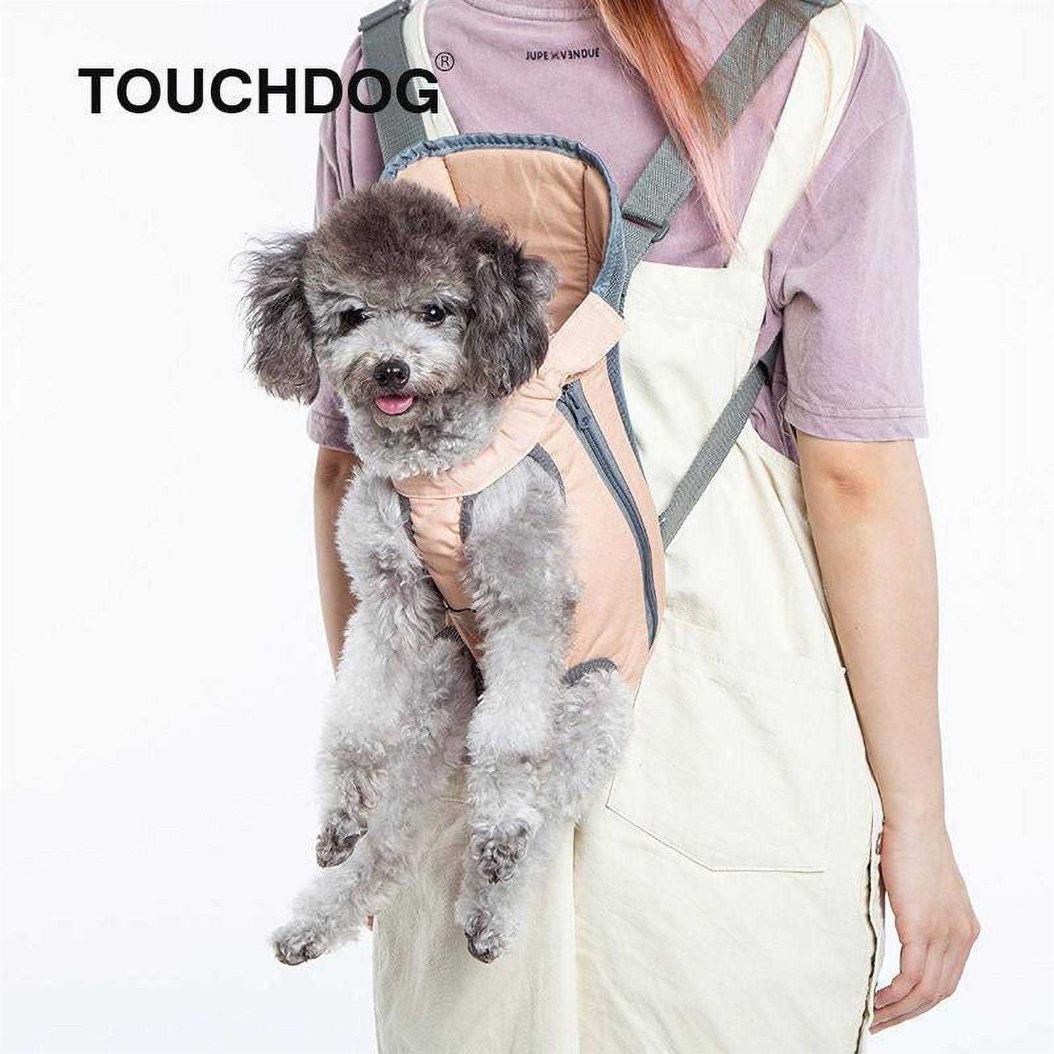 Touchdog Wiggle-Sack Fashion Designer Front and Backpack Dog Carrier - Healthber