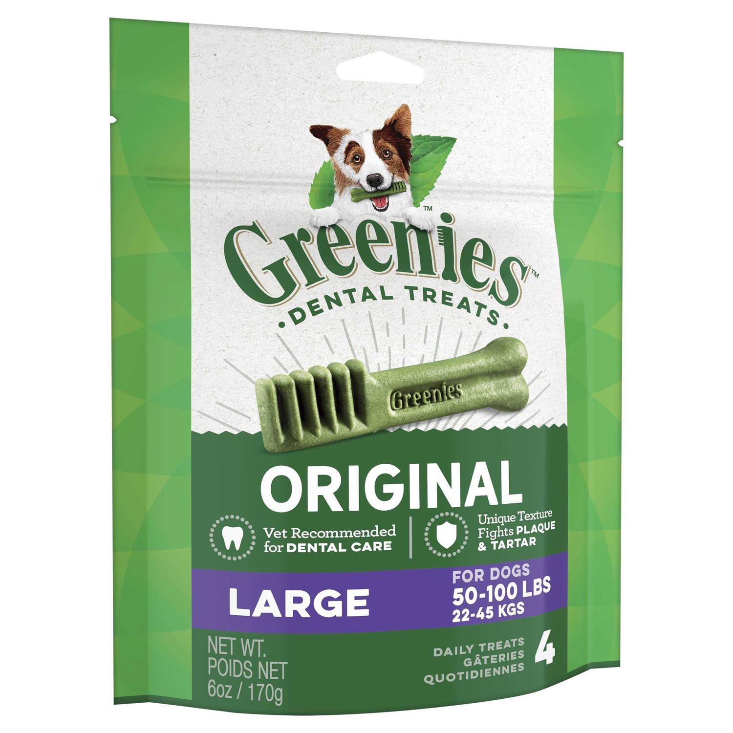 Greenies Original Large Dental Dog Treats - Healthber