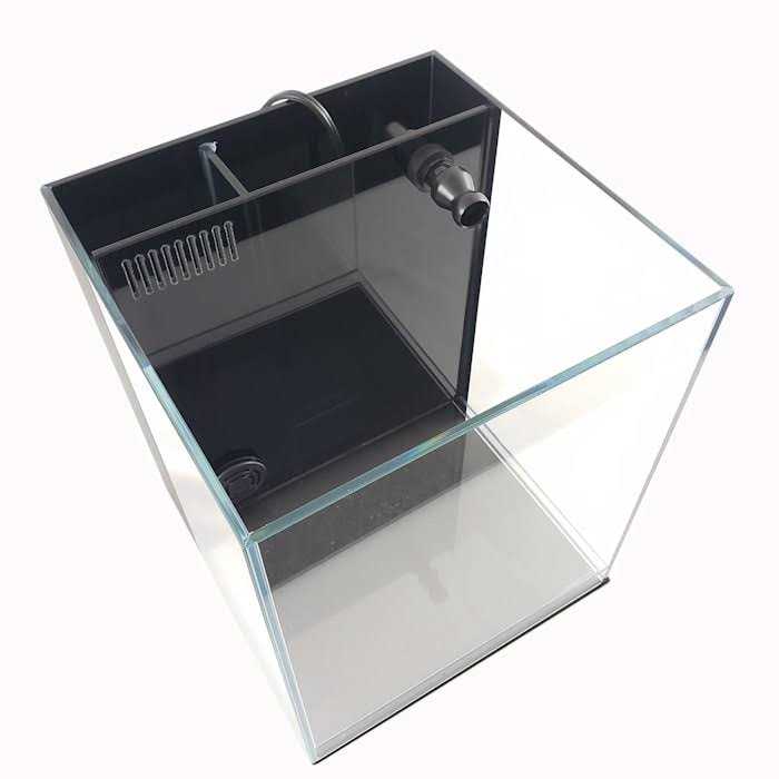 Lifegard Aquatics Ultra Low Iron Glass Aquarium with Filter - Healthber