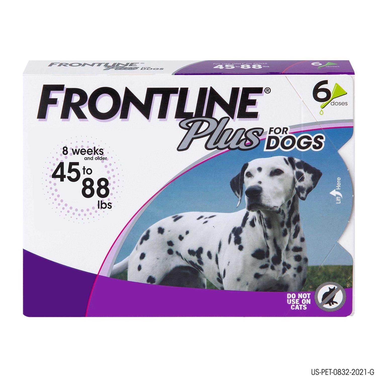 Frontline Plus Flea and Tick for Dogs - Healthber