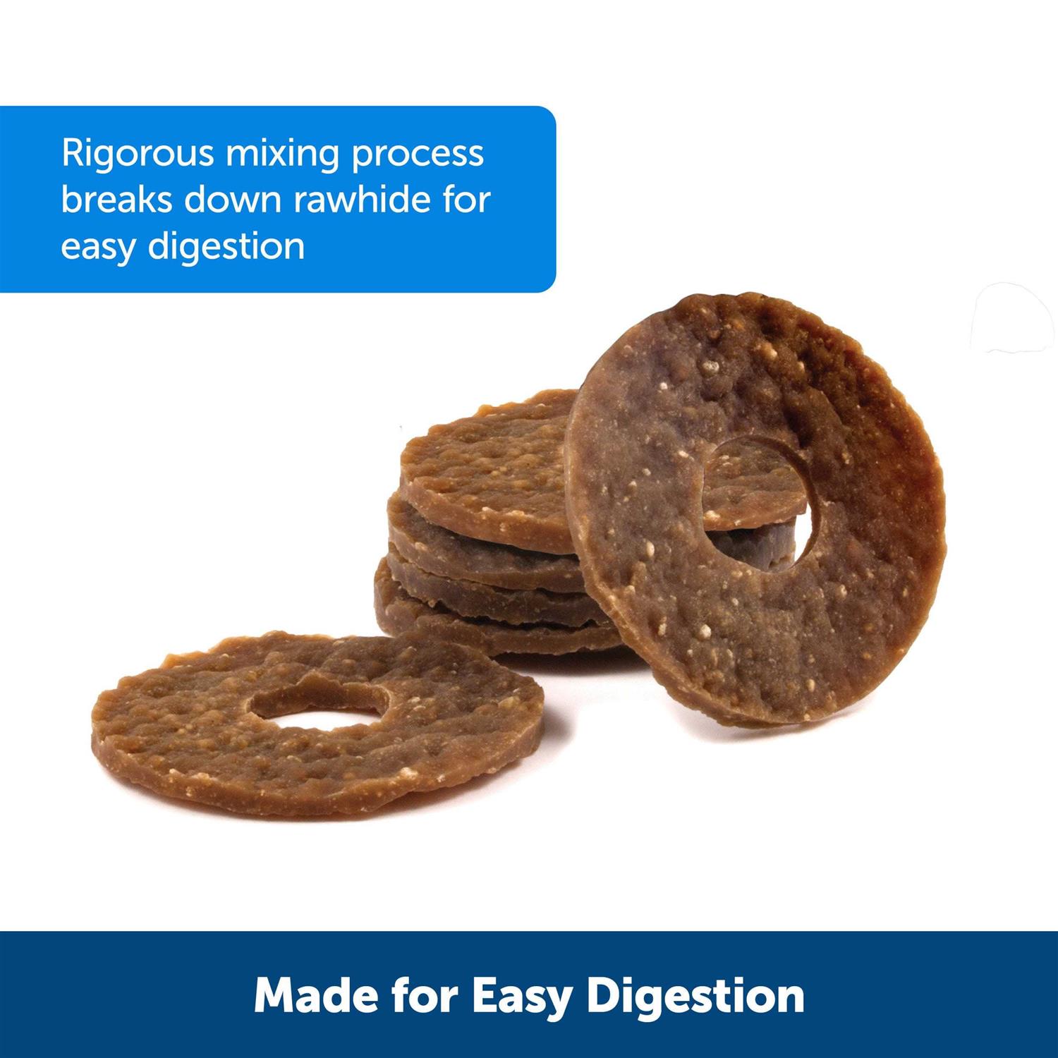 Busy Buddy Rawhide Treat Rings - Healthber