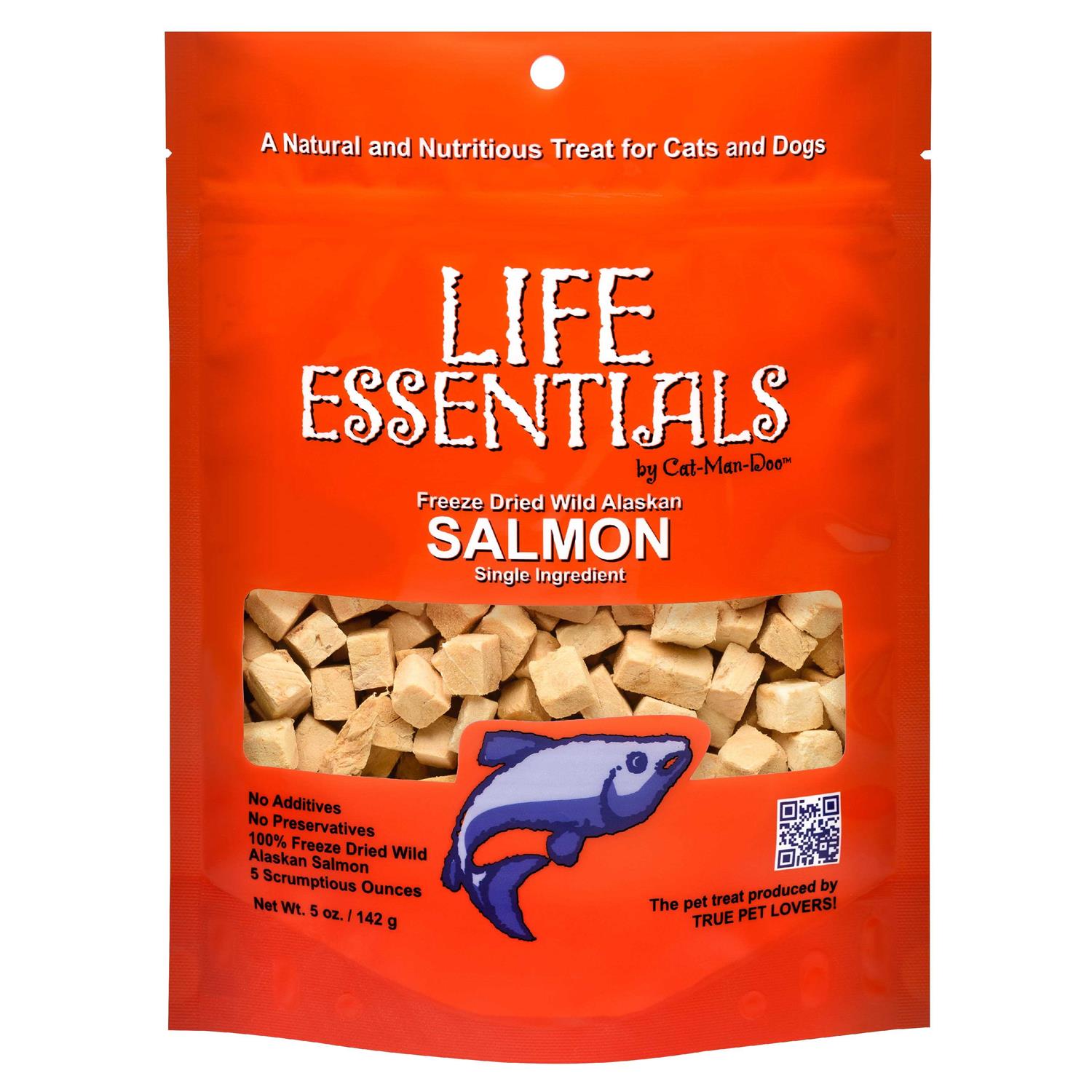 Cat Man Doo Freeze Dried Wild Alaskan Salmon Treats 5 oz - Healthber