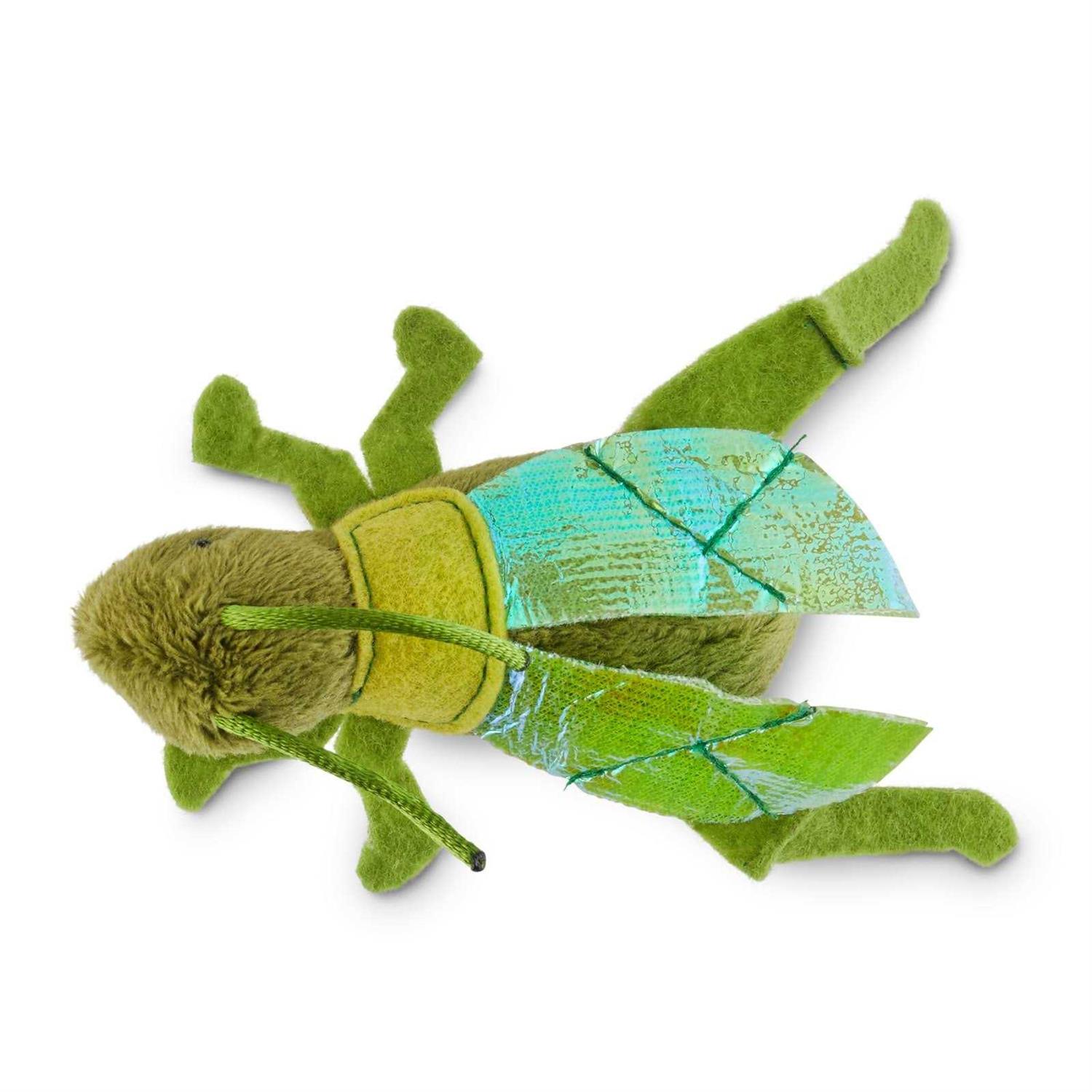 Leaps & Bounds Pounce & Play Chirping Cricket Cat Toy - Healthber
