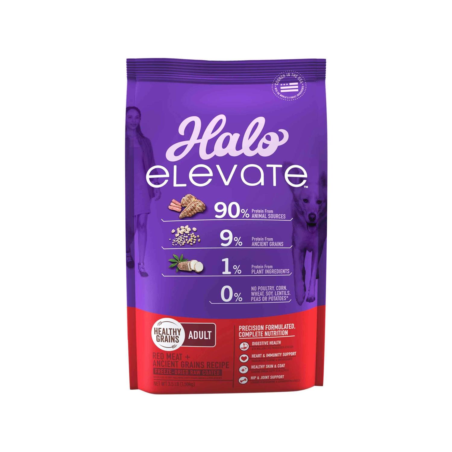 Halo Elevate Free Red Meat Recipe Dry Dog Food - Healthber
