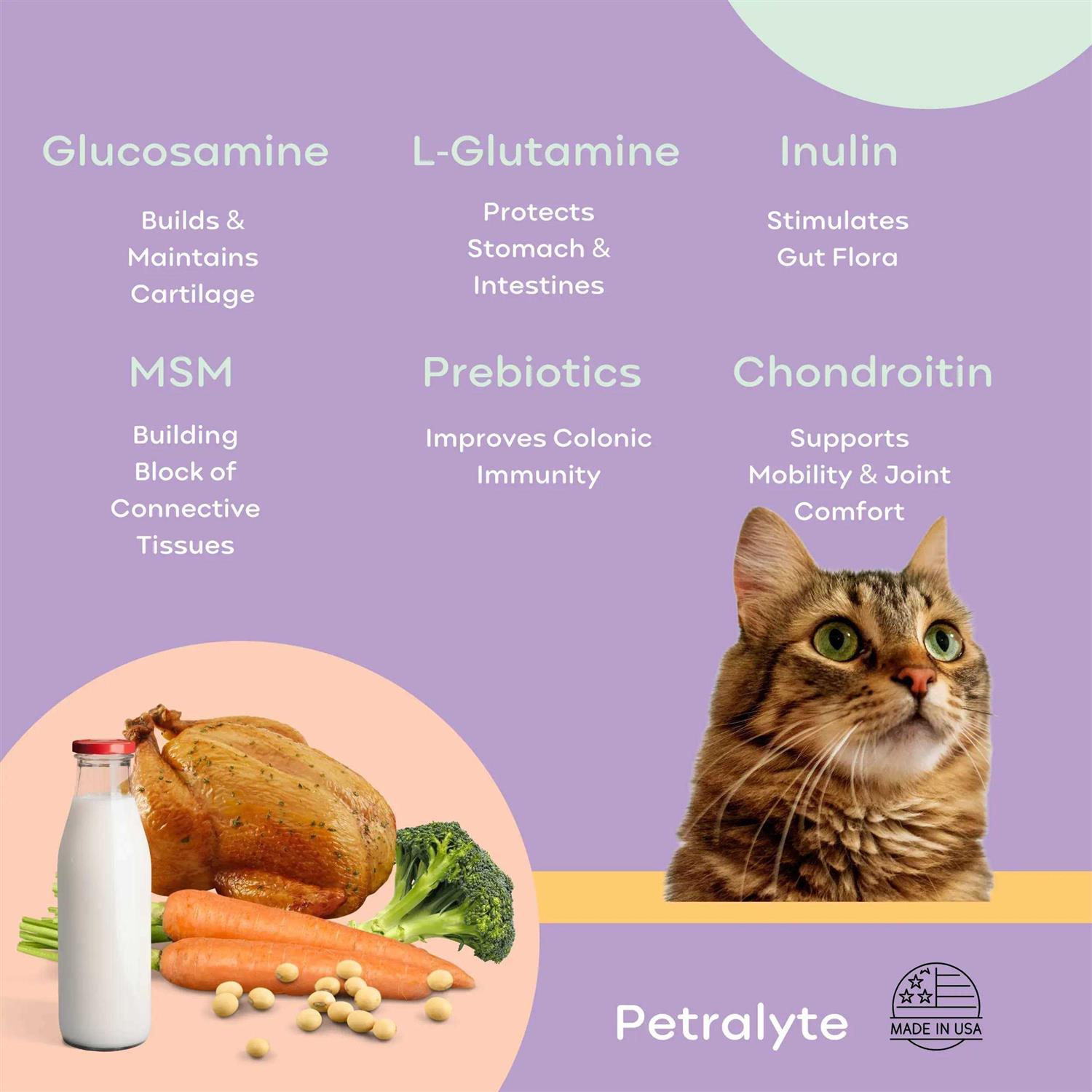 Petralyte Cat Electrolyte and Joint Supplement - Healthber