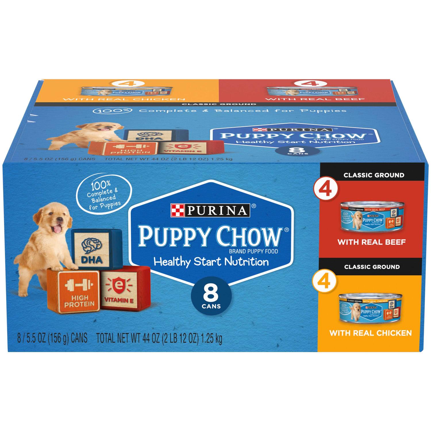 Purina Puppy Chow Pate Wet Puppy Food Variety Pack - Healthber
