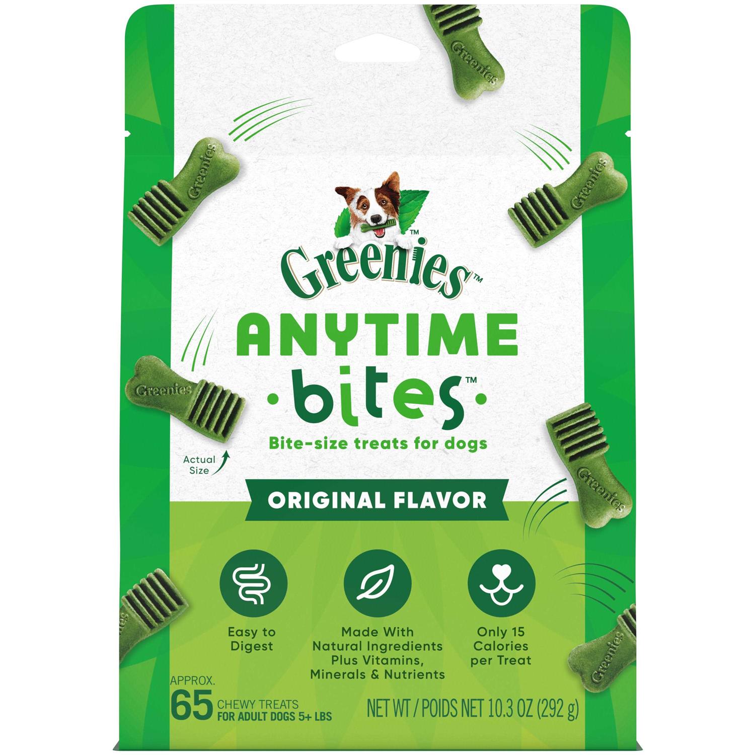 Greenies Anytime Bites Dog Treats - Healthber